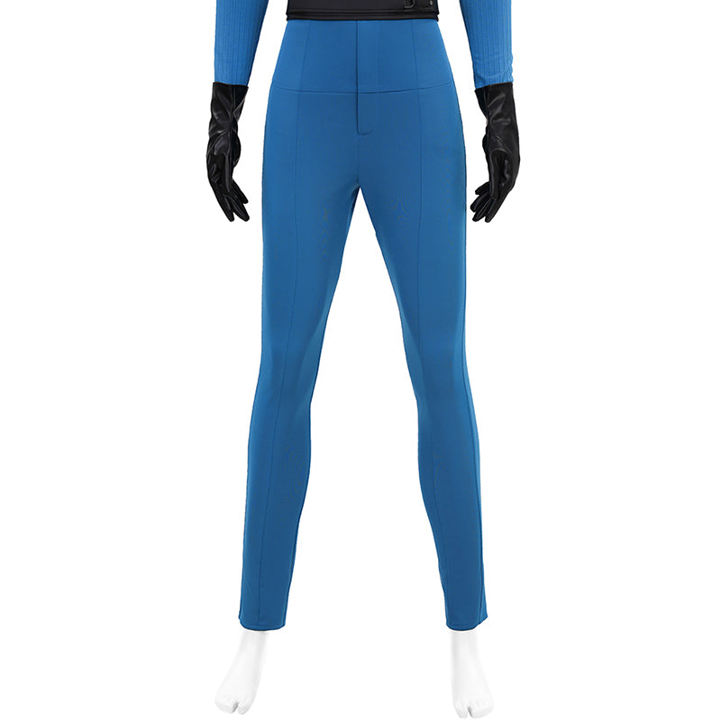 The Fantastic Four Sue Storm Costume Invisible Woman Cosplay Jumpsuit ACcosplay