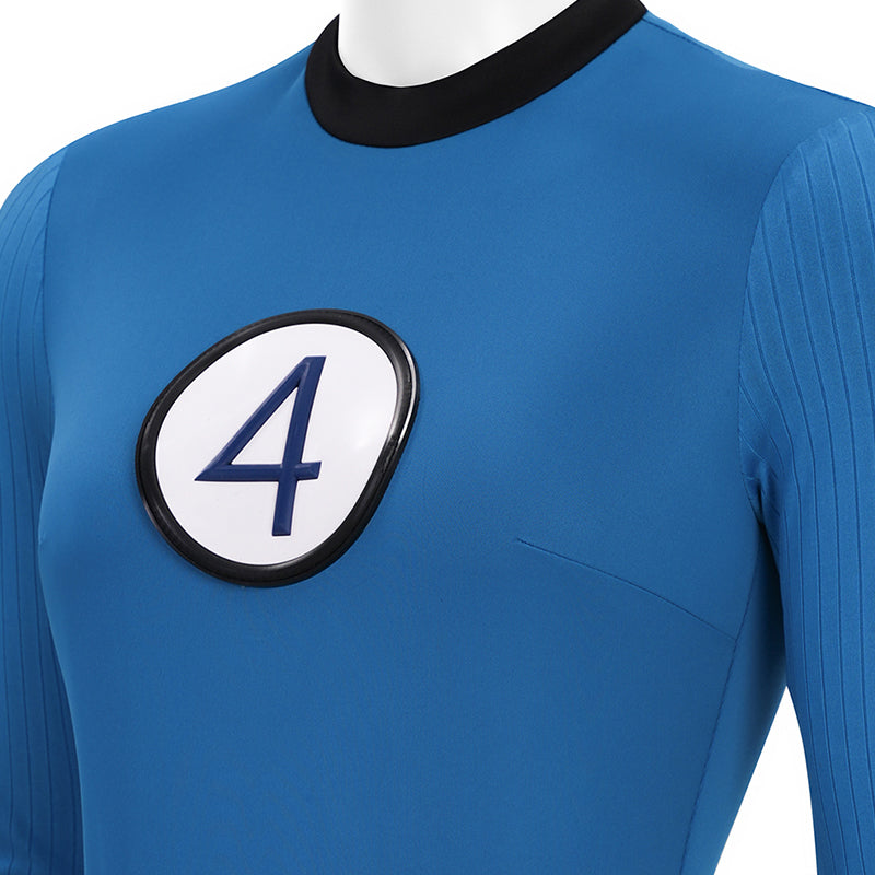 The Fantastic Four Sue Storm Costume Invisible Woman Cosplay Jumpsuit ACcosplay
