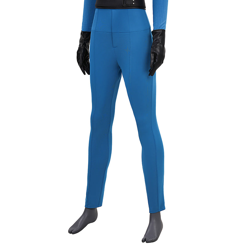 The Fantastic Four Sue Storm Costume Invisible Woman Cosplay Jumpsuit ACcosplay