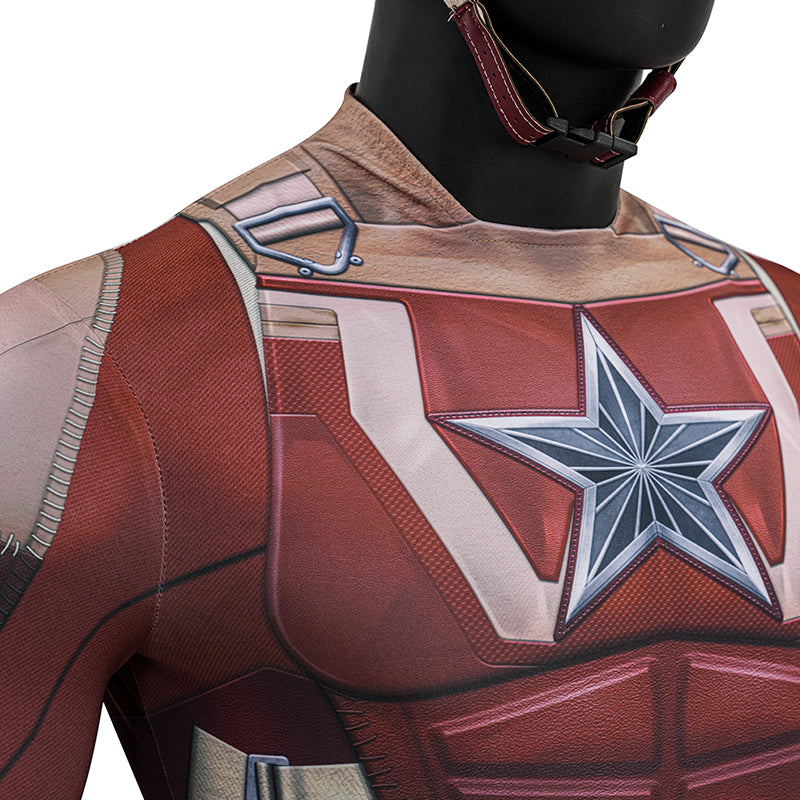 Thunderbolts Red Guardian Cosplay Costume Halloween Jumpsuit Outfit ACcosplay