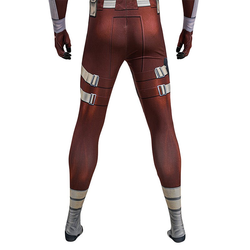 Thunderbolts Red Guardian Cosplay Costume Halloween Jumpsuit Outfit ACcosplay