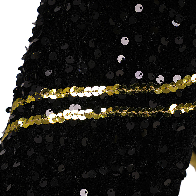Kpop Demon Hunters Zoey Cosplay Costume Black Golden Dance Suit Halloween Fancy Outfit ACcosplay