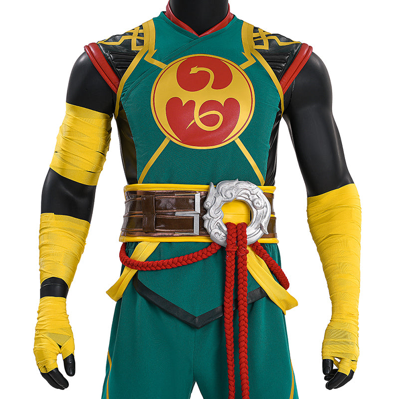 Marvel Rivals Iron Fist Cosplay Costume With Eye Mask Ver 2 Halloween Outfit ACcosplay