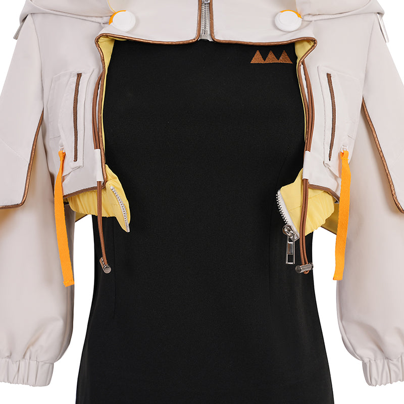 Final Fantasy XIV Sphene Cosplay Costumes White Hooded Halloween outfit ACcosplay
