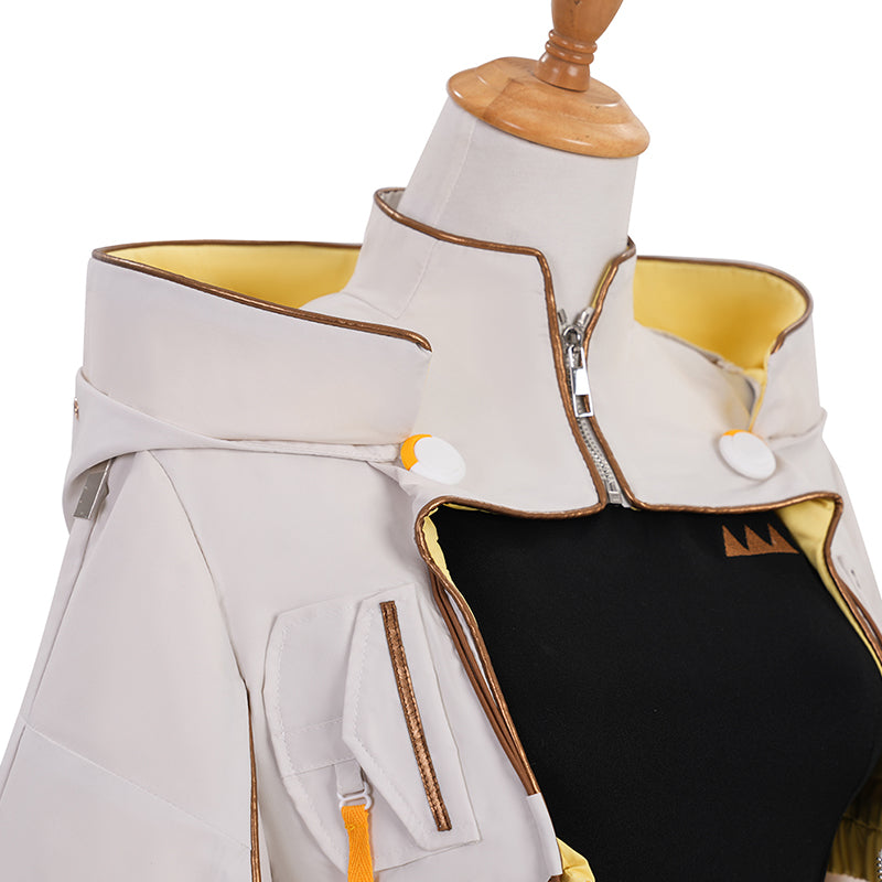 Final Fantasy XIV Sphene Cosplay Costumes White Hooded Halloween outfit ACcosplay