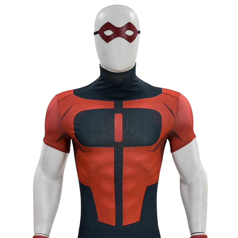 Invincible Season 4 Oliver Grayson Cosplay Costume Red Halloween Outfit ACcosplay