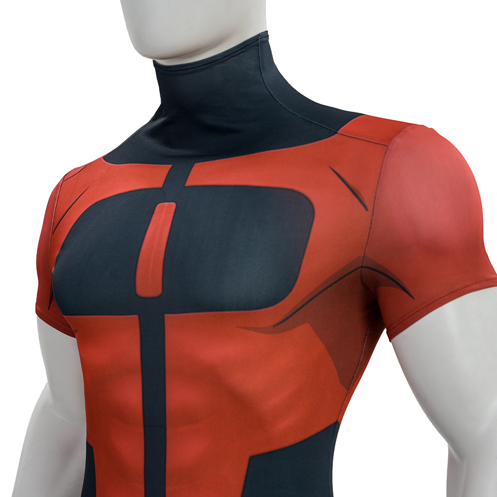 Invincible Season 4 Oliver Grayson Cosplay Costume Red Halloween Outfit ACcosplay