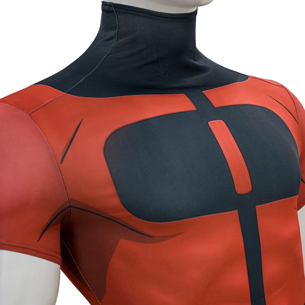 Invincible Season 4 Oliver Grayson Cosplay Costume Red Halloween Outfit ACcosplay