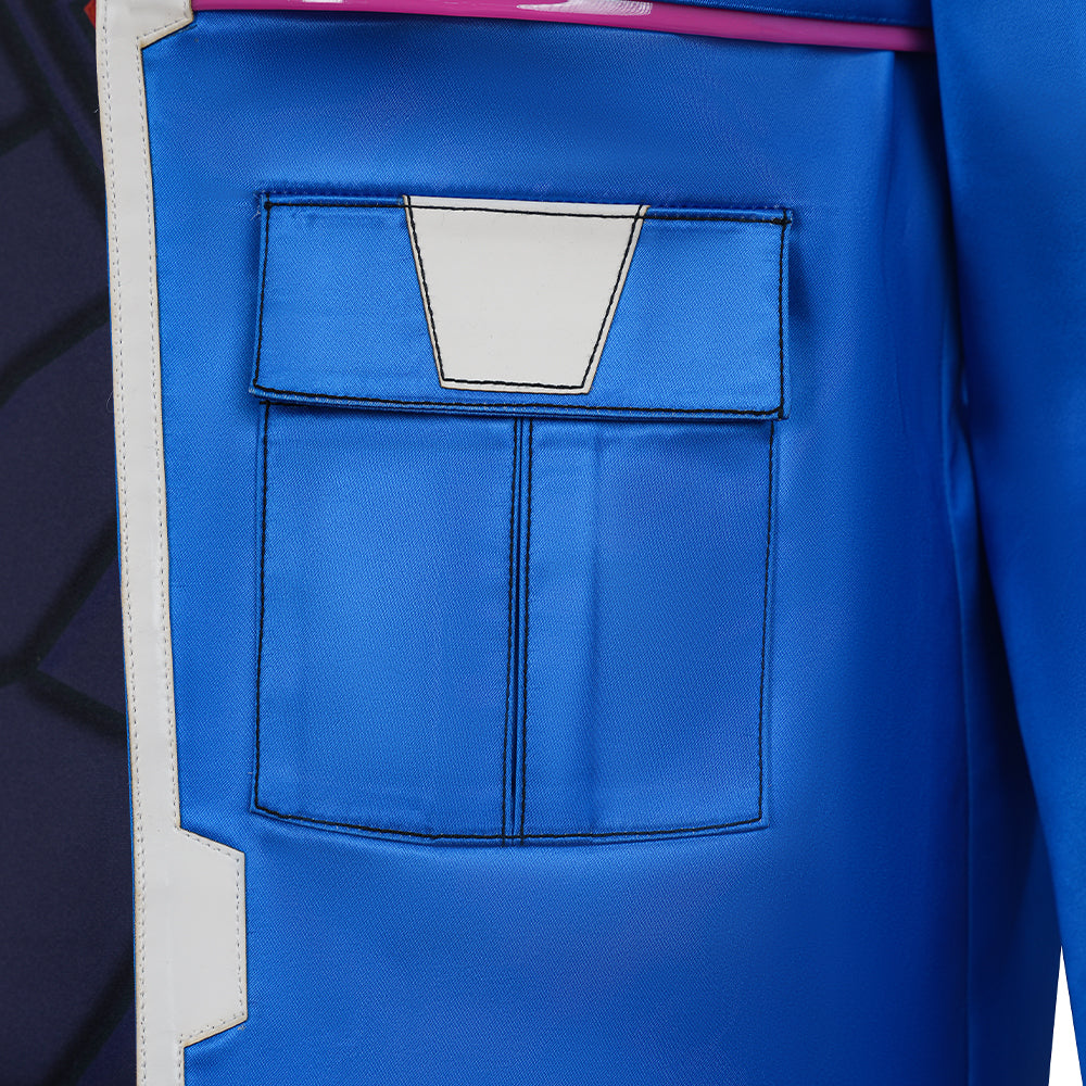 Cyberpunk Edgerunners 2 D Netrunner Cosplay Costume Halloween Carnival Suit ACcosplay