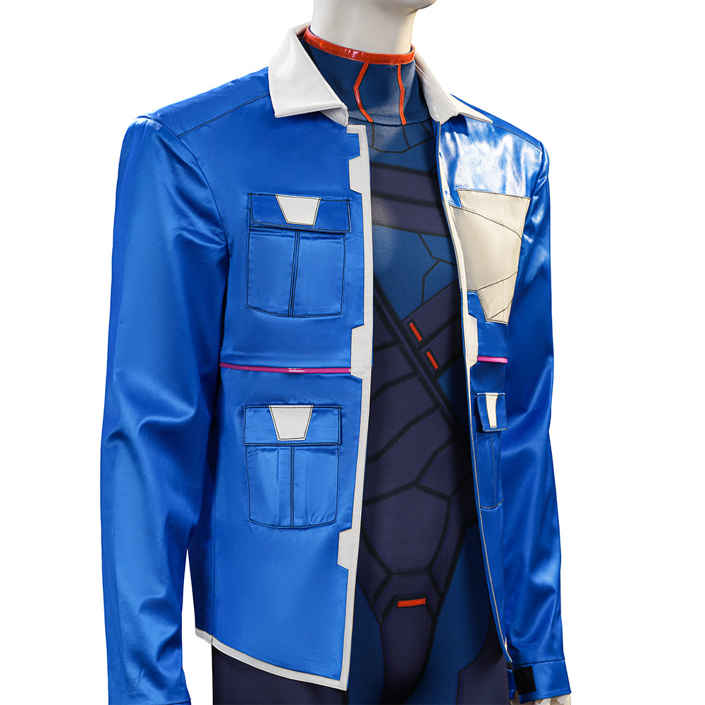 Cyberpunk Edgerunners 2 D Netrunner Cosplay Costume Halloween Carnival Suit ACcosplay