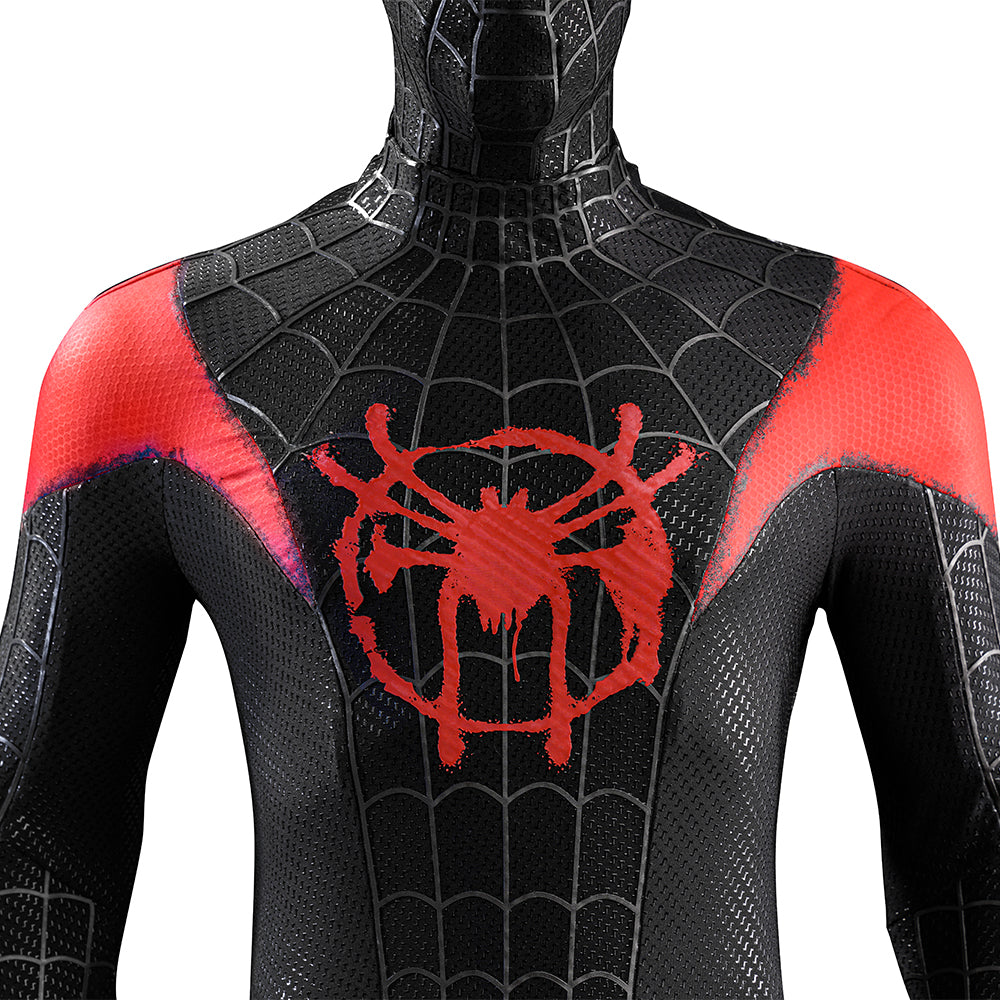 Spider-Man Into the Spider-Verse Miles Morales Cosplay Costume Halloween Jumpsuit ACcosplay