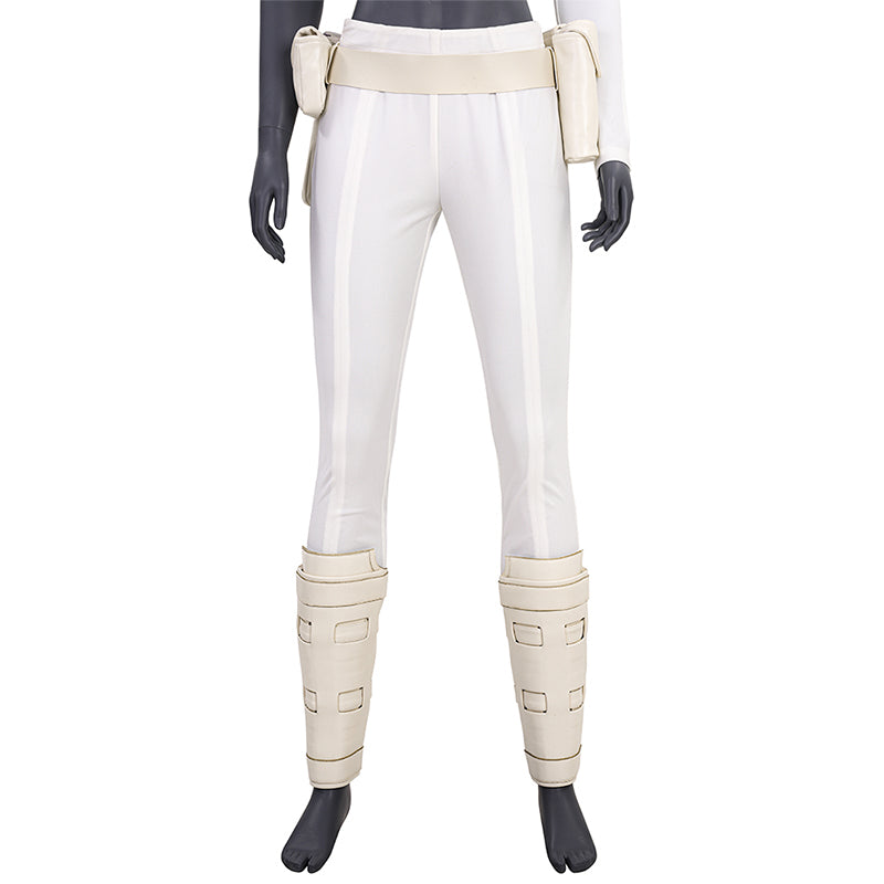 Star Wars Padme Amidala White Cosplay Costume Attack of the Clones Halloween Suit ACcosplay