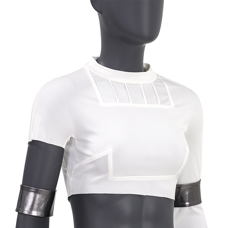 Star Wars Padme Amidala White Cosplay Costume Attack of the Clones Halloween Suit ACcosplay