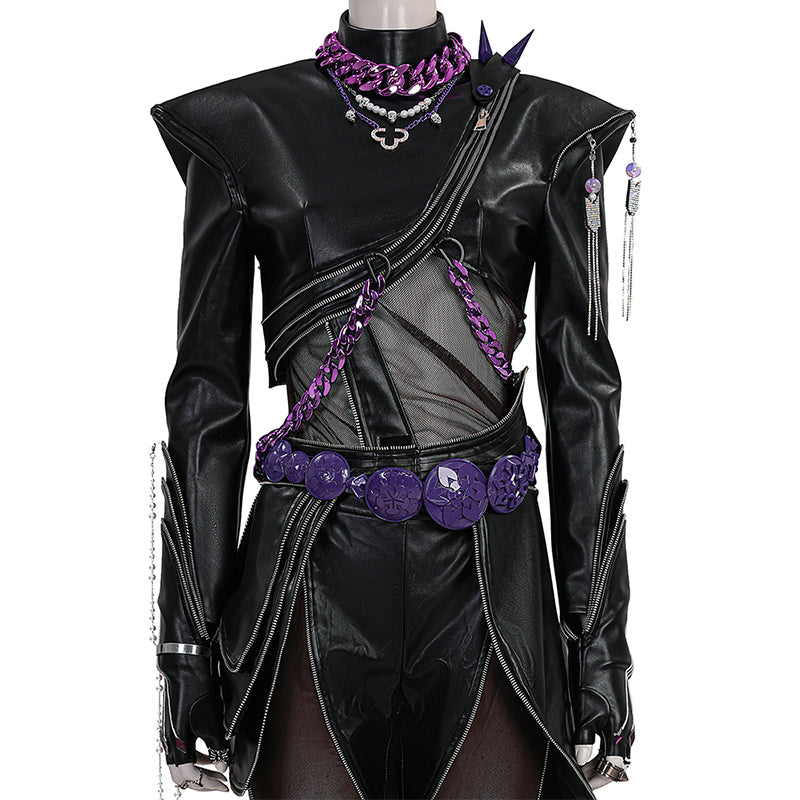 Deluxe Kpop Demon Hunters Rumi Cosplay Costume Combat Halloween Outfit ACcosplay