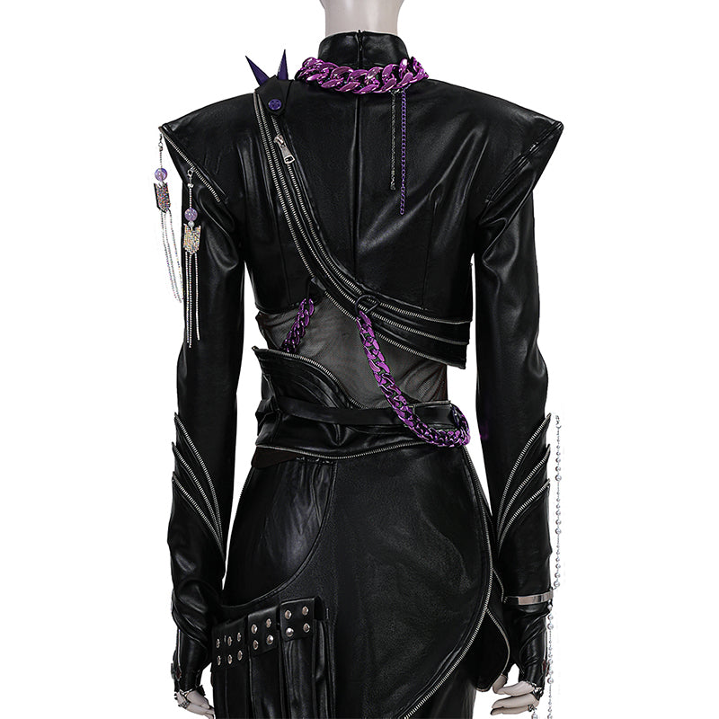 Deluxe Kpop Demon Hunters Rumi Cosplay Costume Combat Halloween Outfit ACcosplay