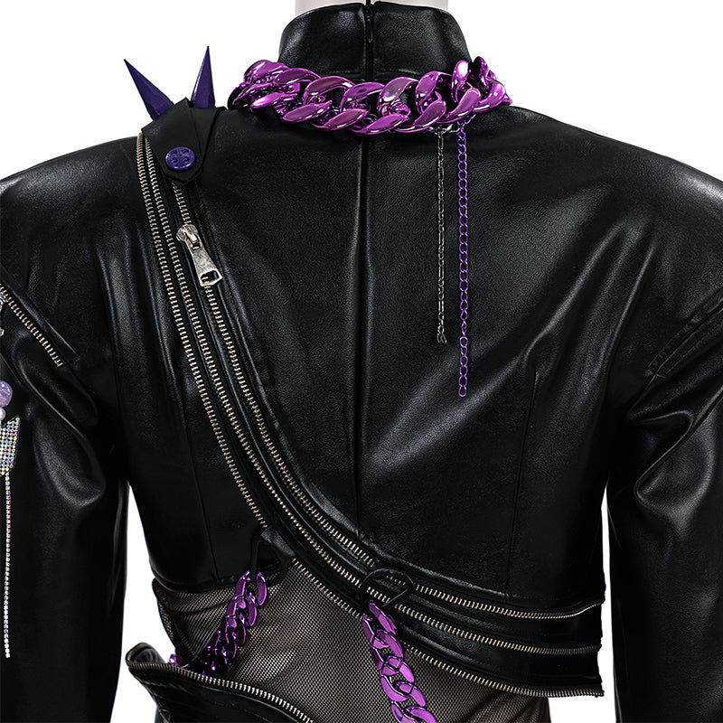 Deluxe Kpop Demon Hunters Rumi Cosplay Costume Combat Halloween Outfit ACcosplay