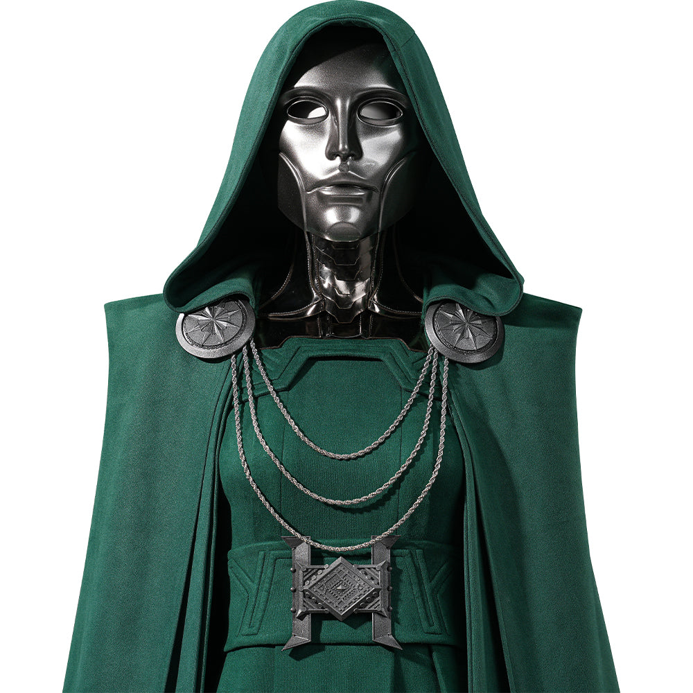 Avengers Doomsday Latverian Witch Cosplay Costume Female Halloween Green Suit ACcosplay