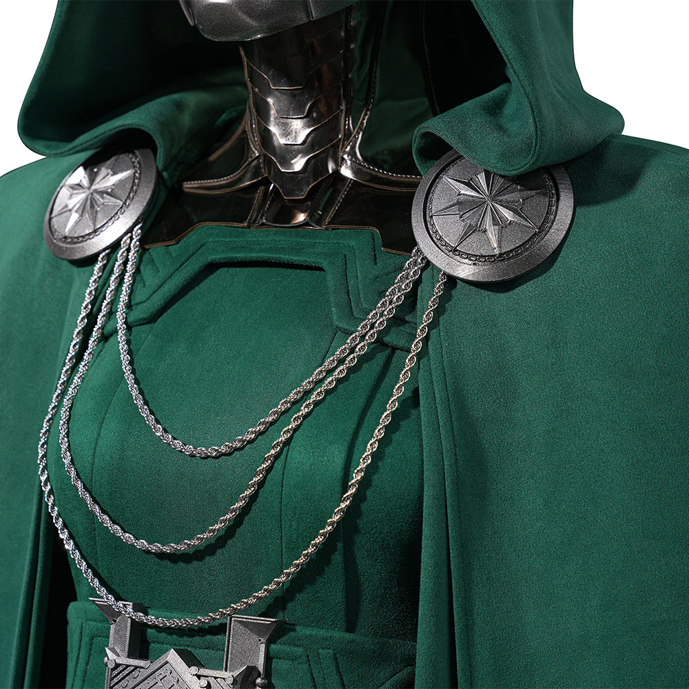 Avengers Doomsday Latverian Witch Cosplay Costume Female Halloween Green Suit ACcosplay