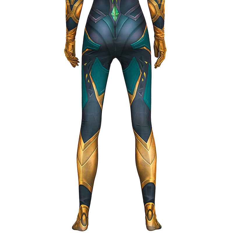 Marvel Rivals Phoenix Jean Grey Cosplay Costume Halloween Jumpsuit ACcosplay