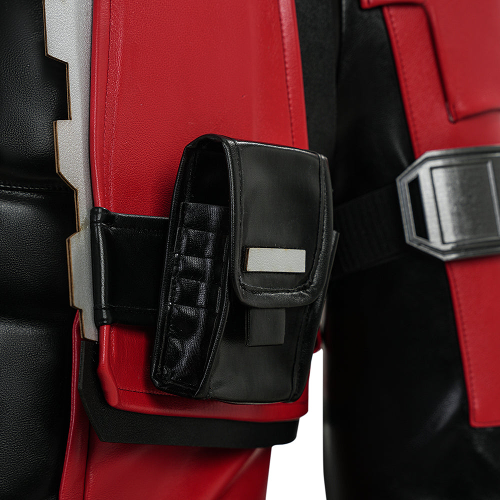 Marvel Rivals Deadpool Red Leather Cosplay Costume ACcosplay