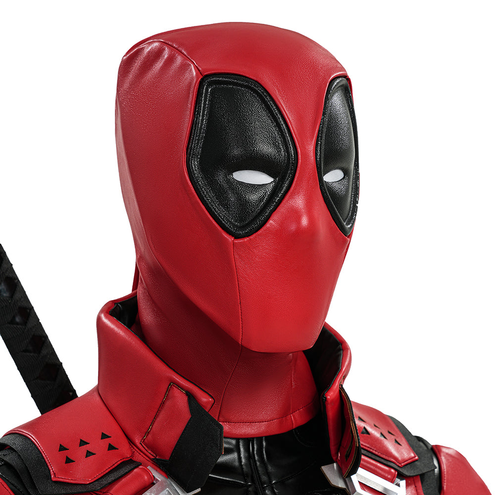 Marvel Rivals Deadpool Red Leather Cosplay Costume ACcosplay