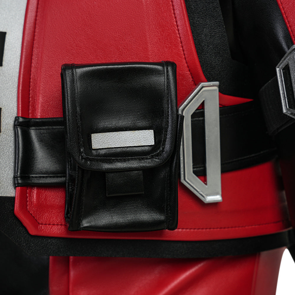 Marvel Rivals Deadpool Red Leather Cosplay Costume ACcosplay