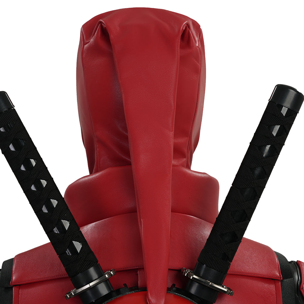 Marvel Rivals Deadpool Red Leather Cosplay Costume ACcosplay