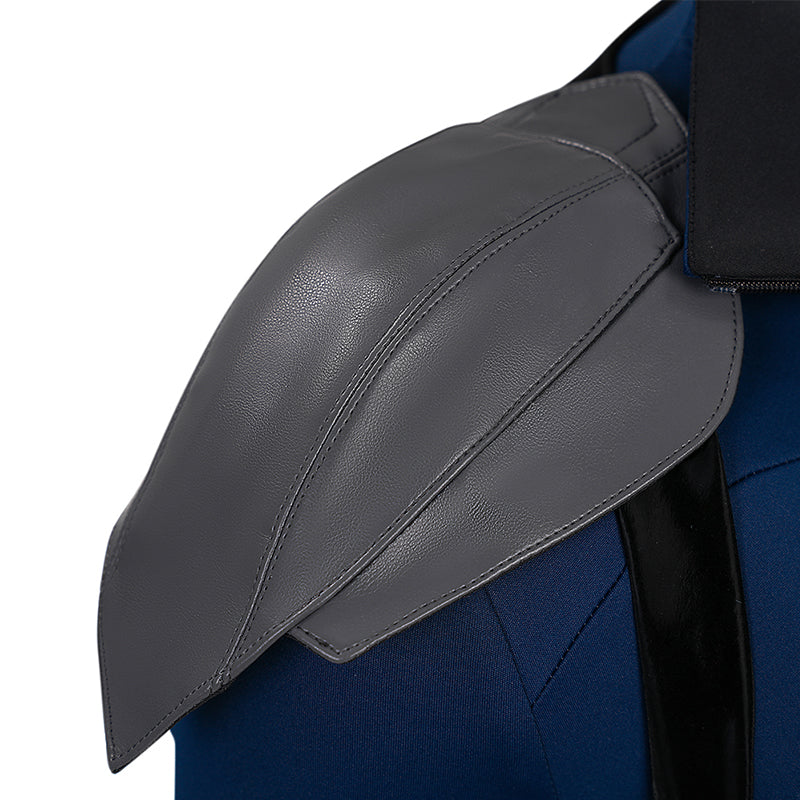 Absolute Universe Selina Kyle Cosplay Costume Blue Jumpsuit With Tail ACcosplay