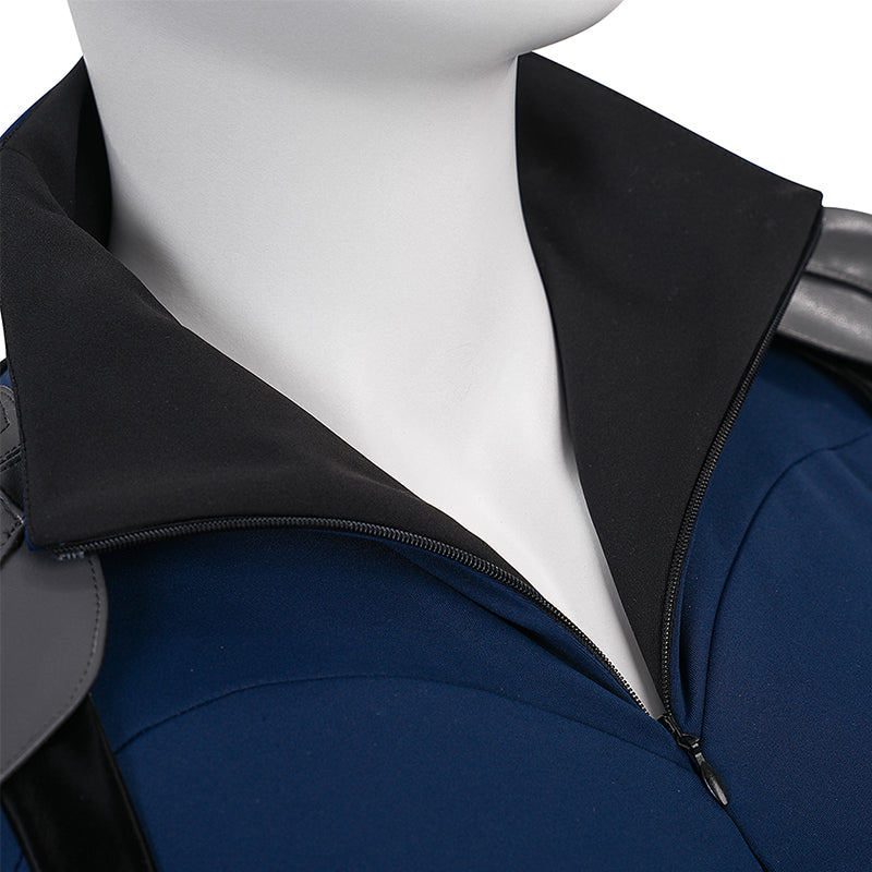 Absolute Universe Selina Kyle Cosplay Costume Blue Jumpsuit With Tail ACcosplay