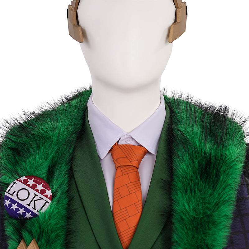 Marvel Rivals Loki Presidential Attire Cosplay Costume Halloween Outfits ACcosplay