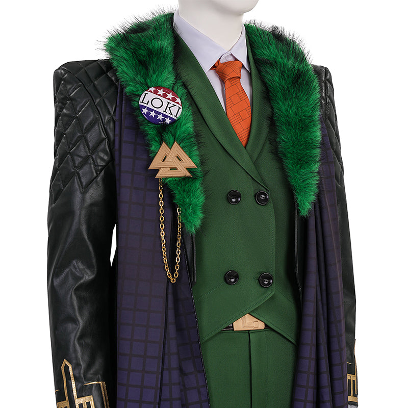 Marvel Rivals Loki Presidential Attire Cosplay Costume Halloween Outfits ACcosplay