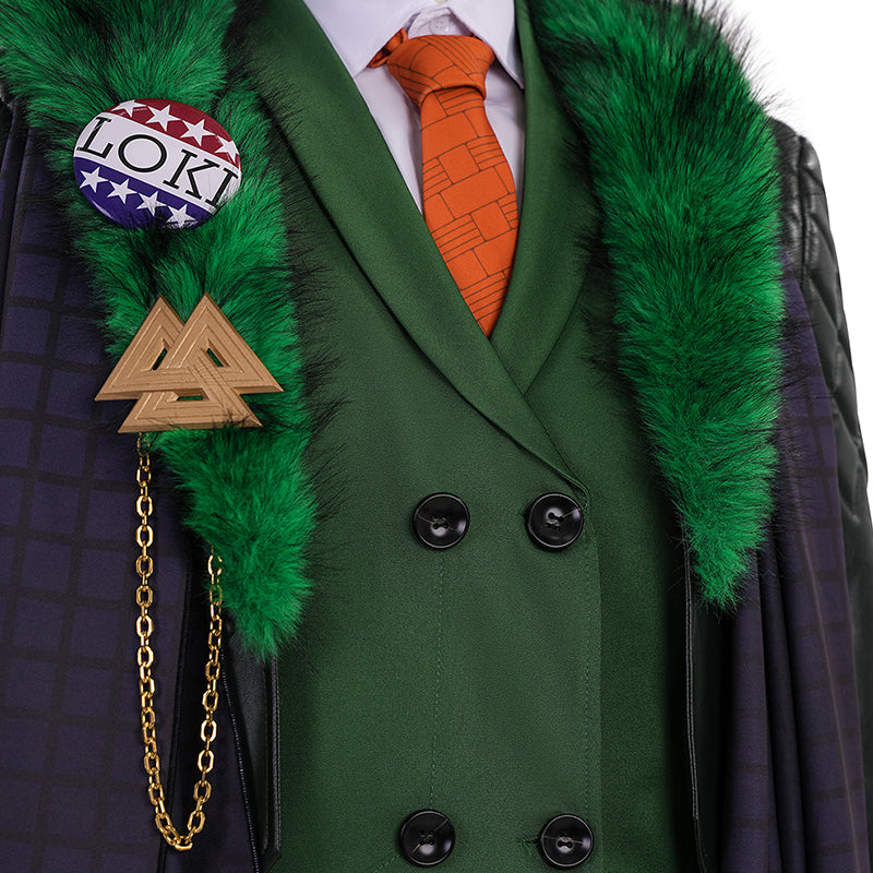 Marvel Rivals Loki Presidential Attire Cosplay Costume Halloween Outfits ACcosplay