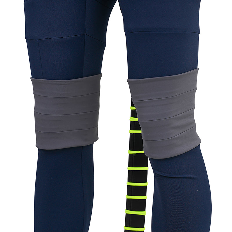 Absolute Universe Selina Kyle Cosplay Costume Blue Jumpsuit With Tail ACcosplay