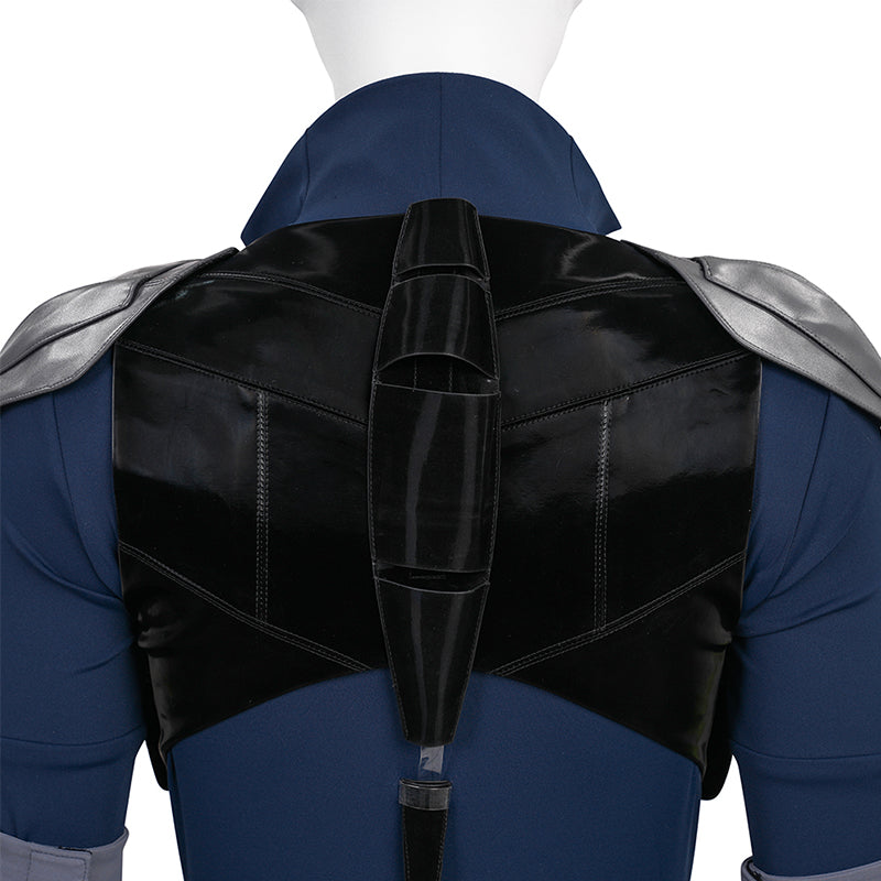 Absolute Universe Selina Kyle Cosplay Costume Blue Jumpsuit With Tail ACcosplay