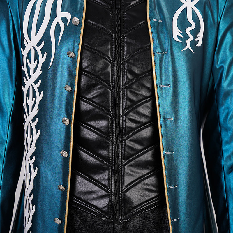 Devil May Cry 3: Dante's Awakening Vergil Cosplay Costume Halloween Outfit Becostume