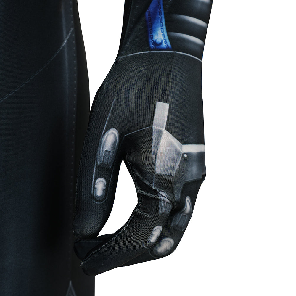Arkham Knight Nightwing Cosplay Costume Nightwing Printed Jumpsuit ACcosplay