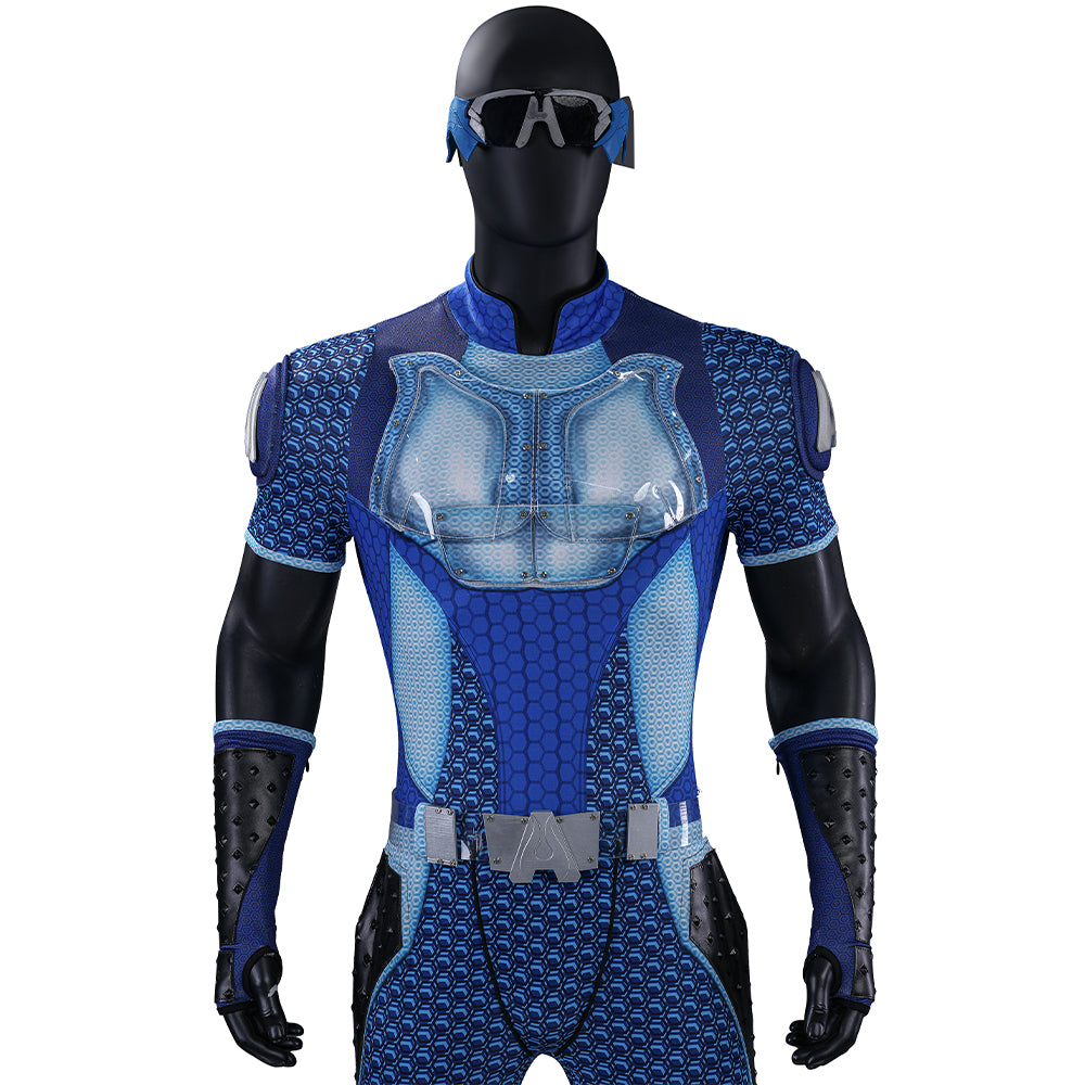 The Boys S5 A-train Cosplay Costume Blue Halloween Outfit ACcosplay