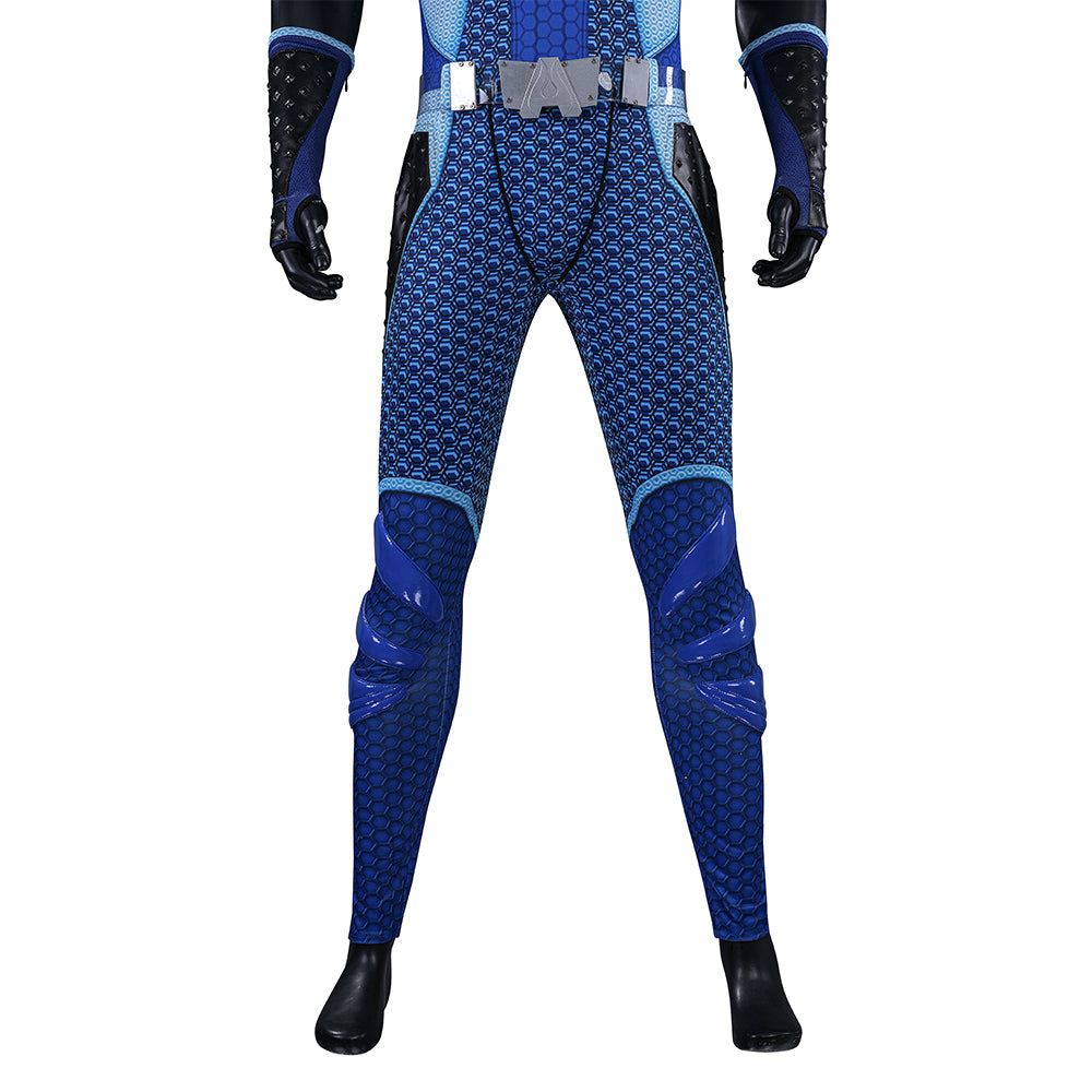 The Boys S5 A-train Cosplay Costume Blue Halloween Outfit ACcosplay