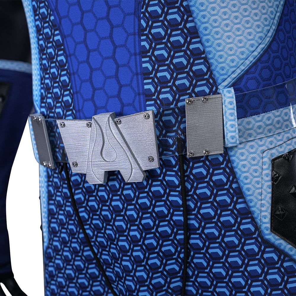 The Boys S5 A-train Cosplay Costume Blue Halloween Outfit ACcosplay