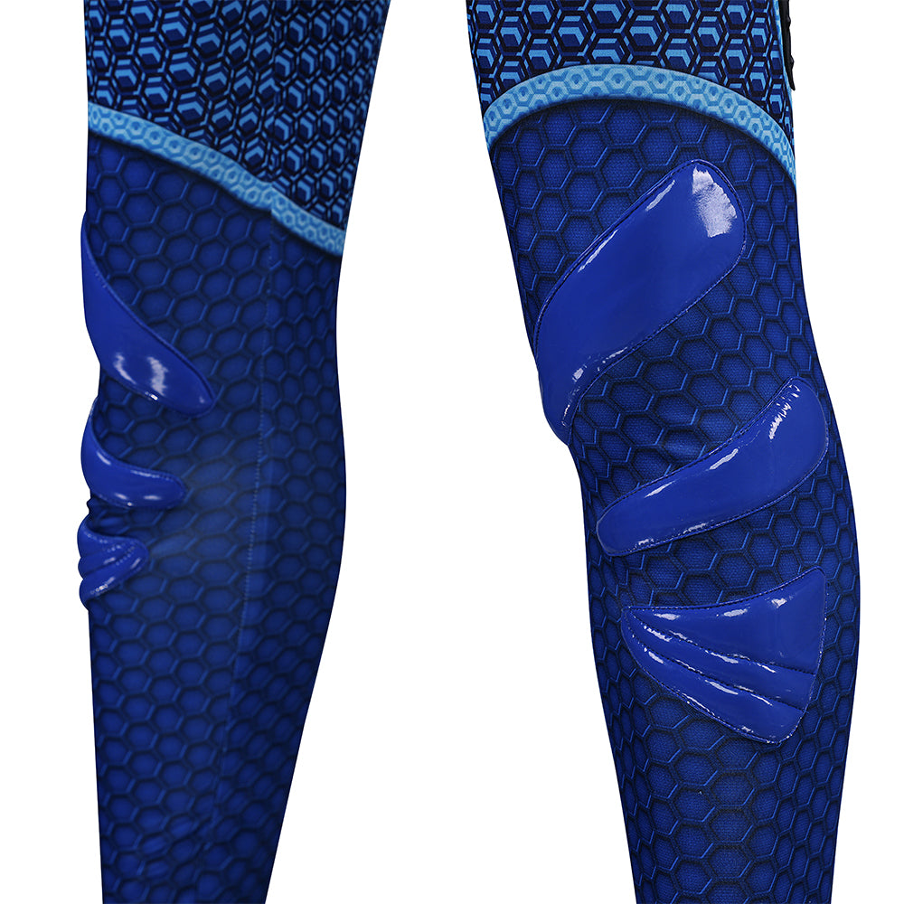 The Boys S5 A-train Cosplay Costume Blue Halloween Outfit ACcosplay