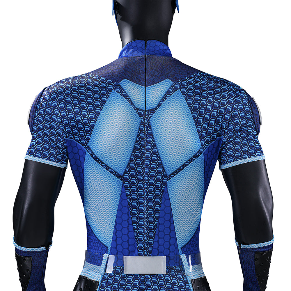 The Boys S5 A-train Cosplay Costume Blue Halloween Outfit ACcosplay