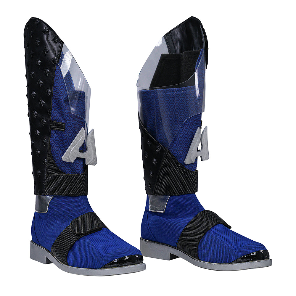 The Boys S5 A-train Cosplay Costume Blue Halloween Outfit ACcosplay