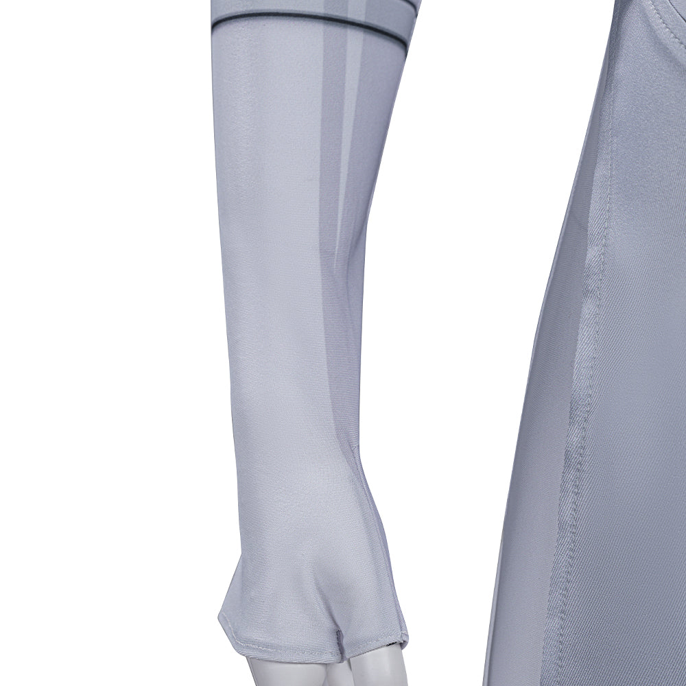 Invincible Anissa Cosplay Costume Viltrumite White Jumpsuit Halloween Outfit ACcosplay