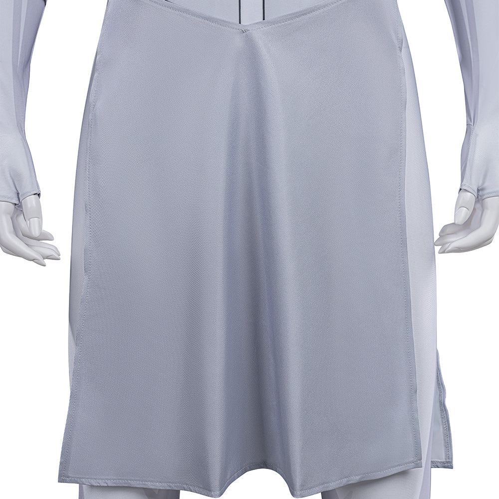Invincible Anissa Cosplay Costume Viltrumite White Jumpsuit Halloween Outfit ACcosplay