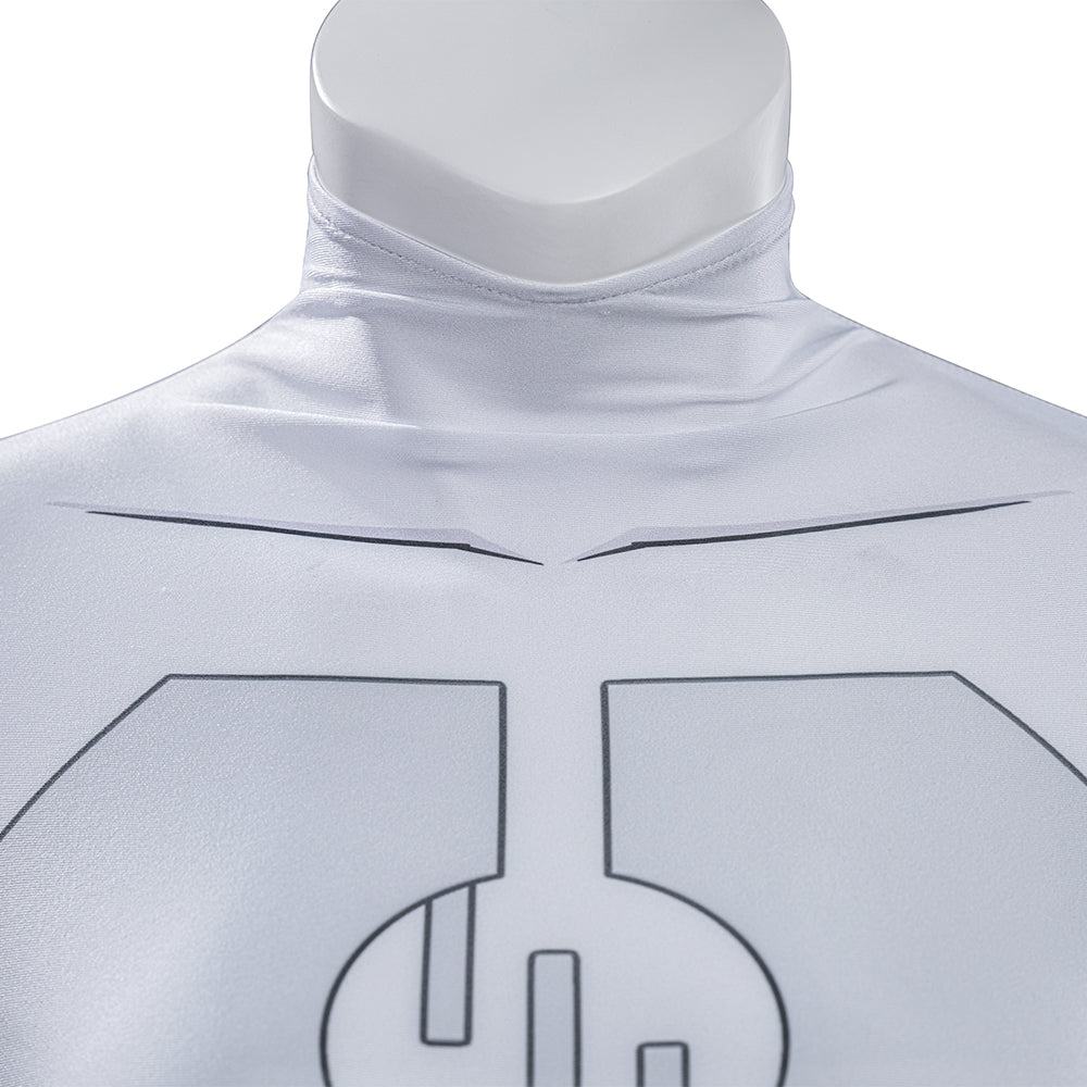 Invincible Anissa Cosplay Costume Viltrumite White Jumpsuit Halloween Outfit ACcosplay