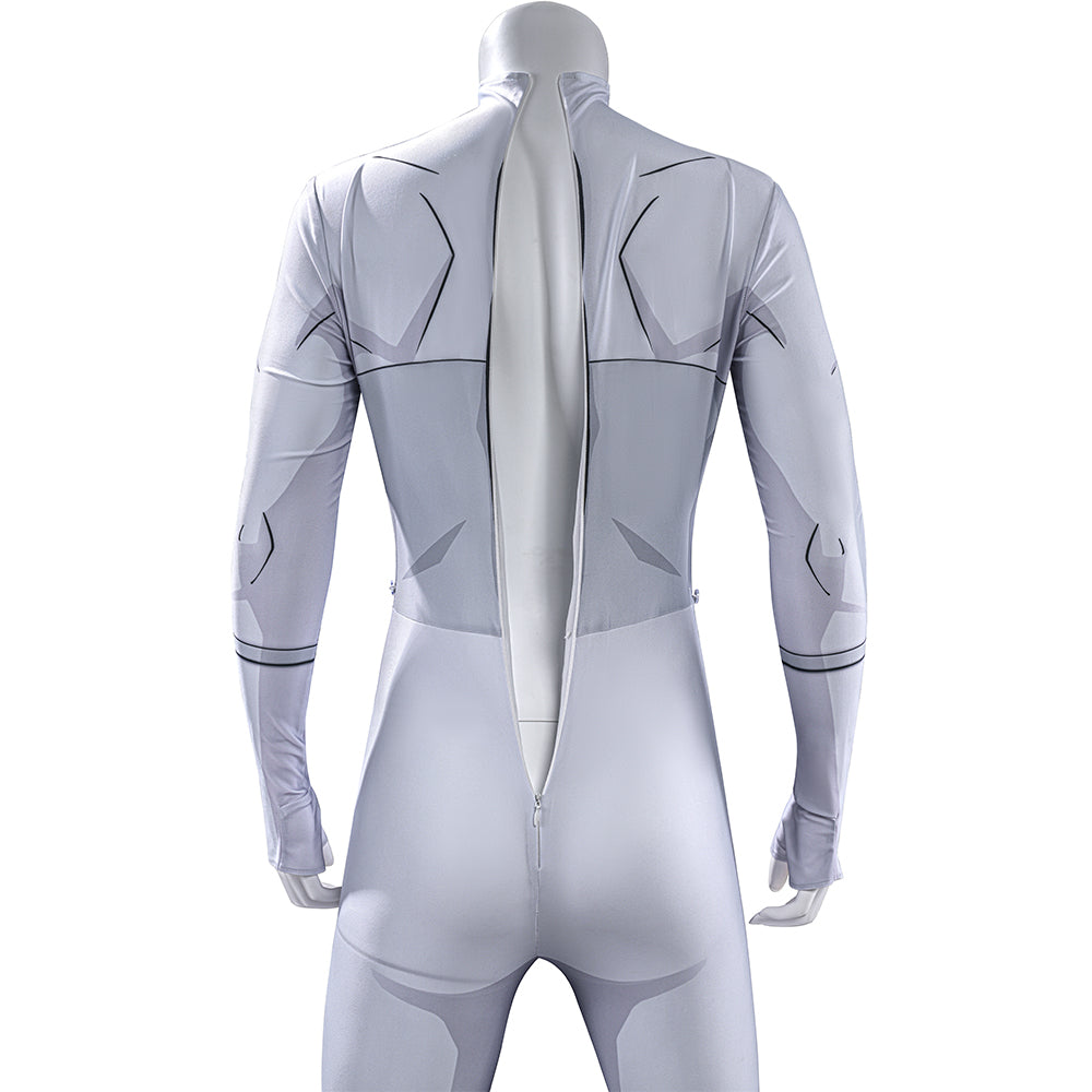Invincible Anissa Cosplay Costume Viltrumite White Jumpsuit Halloween Outfit ACcosplay
