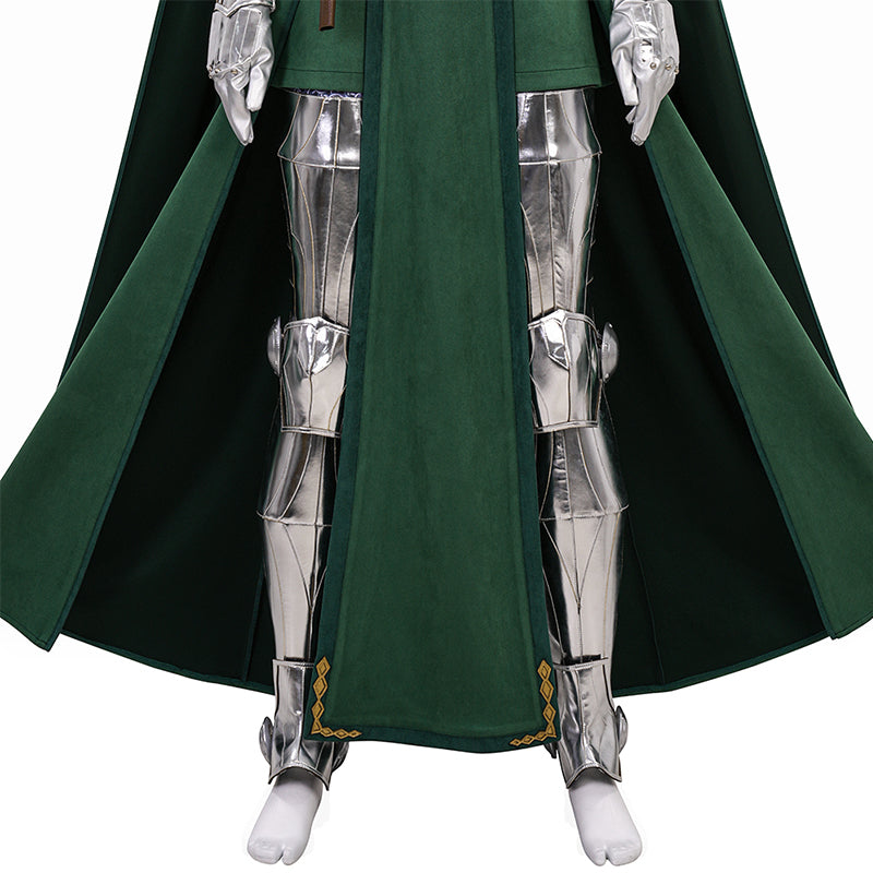 Doctor Doom Female's Cosplay Costume With Mask Dr. Victor von Doom Outfit ACcosplay