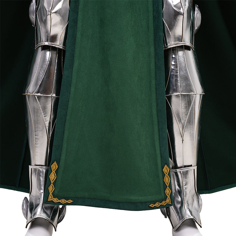 Doctor Doom Female's Cosplay Costume With Mask Dr. Victor von Doom Outfit ACcosplay