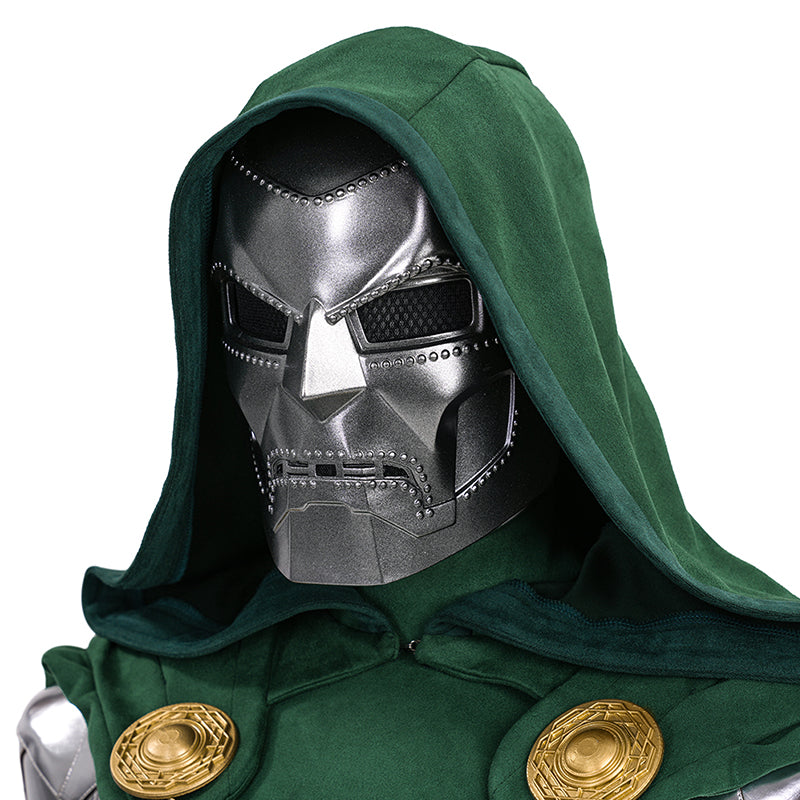 Doctor Doom Female's Cosplay Costume With Mask Dr. Victor von Doom Outfit ACcosplay