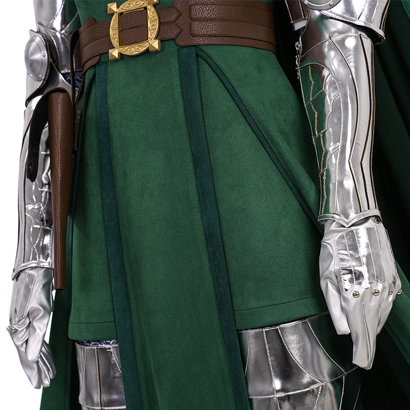 Doctor Doom Female's Cosplay Costume With Mask Dr. Victor von Doom Outfit ACcosplay